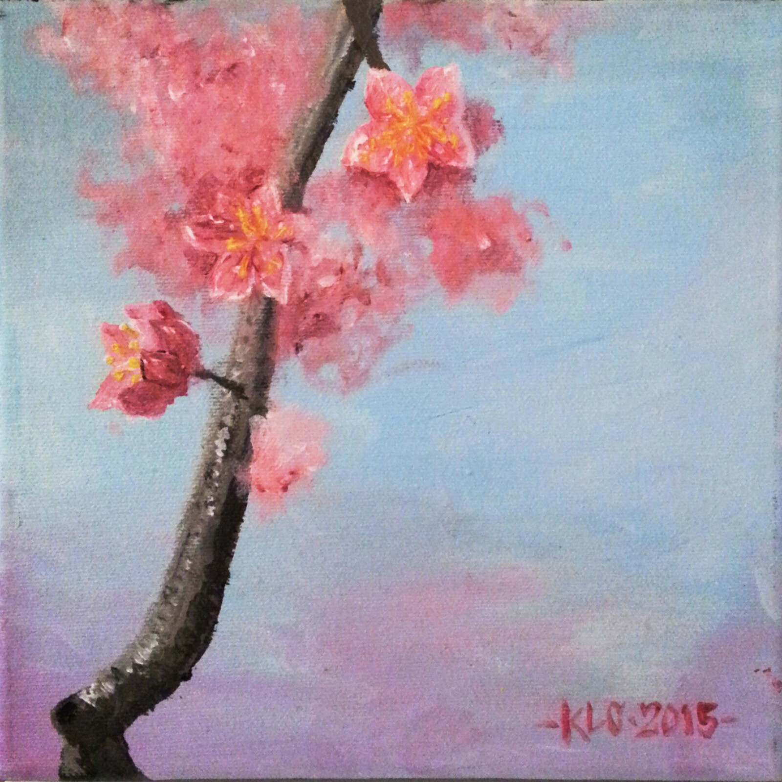 The painting CherryBlossom No.1502