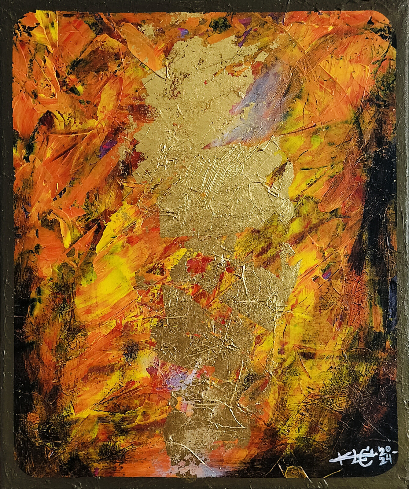 Painting GoldenOrange No. 240231